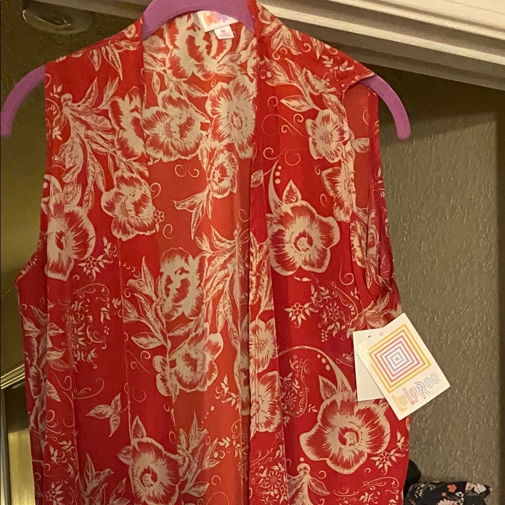 LuLaRoe long sleevless cardigan